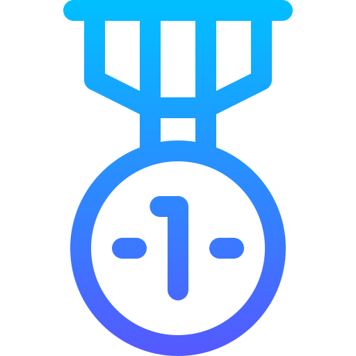 메달 Basic Gradient Lineal color icon