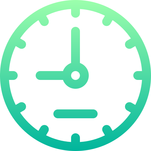 Time Basic Gradient Lineal color icon