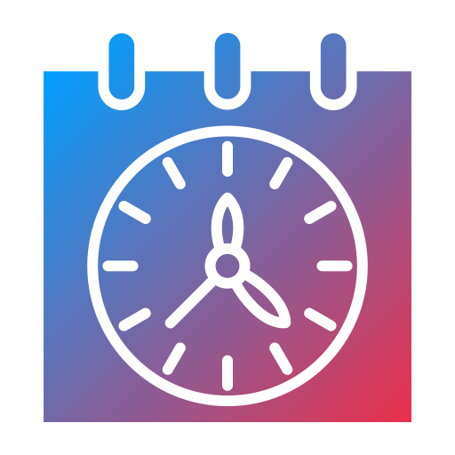 Timetable Generic Flat Gradient icon