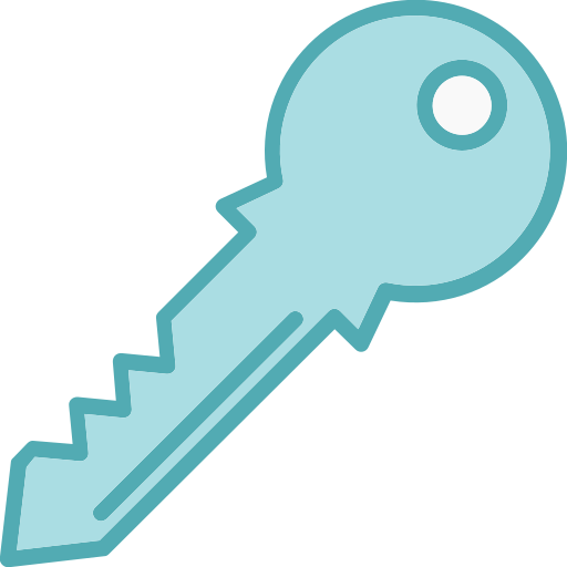 Key Generic Blue icon