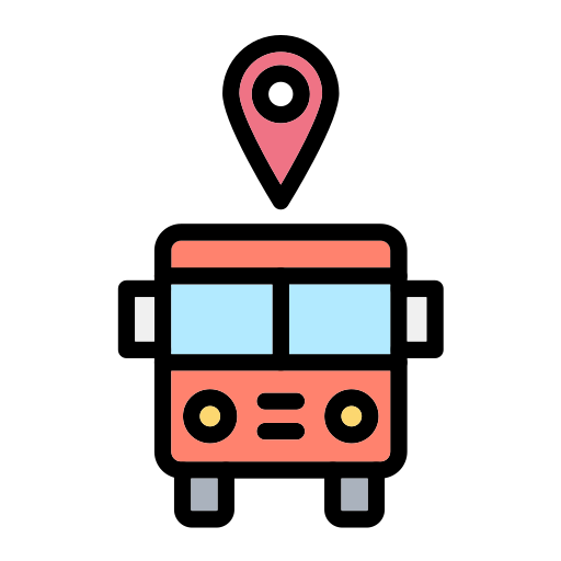 bushaltestelle Generic Outline Color icon