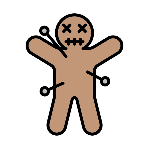 Voodoo doll Generic Outline Color icon