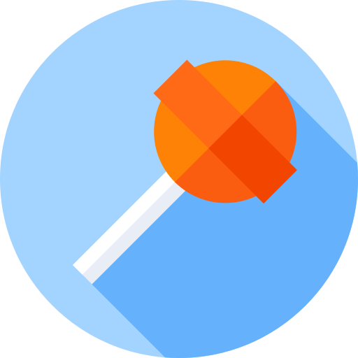 Lollipop Flat Circular Flat icon