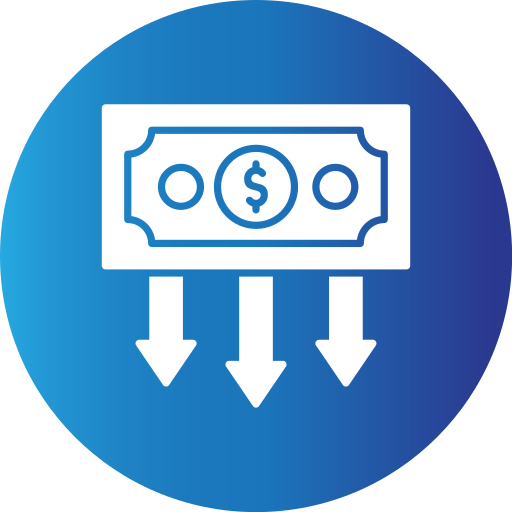 inflation Generic Blue icon
