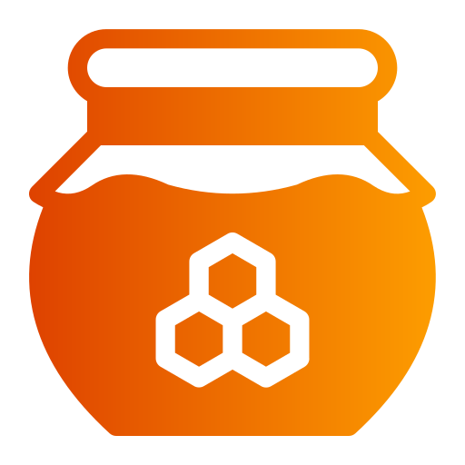 Honey Jar Generic Flat Gradient icon