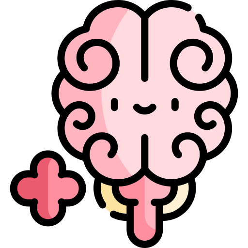 Неврология Kawaii Lineal color иконка