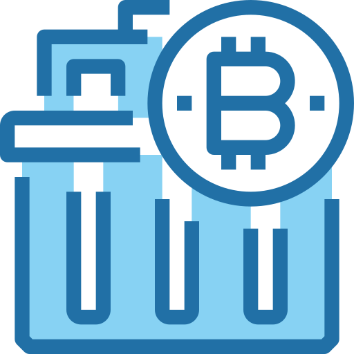 Bitcoin Accurate Blue icon