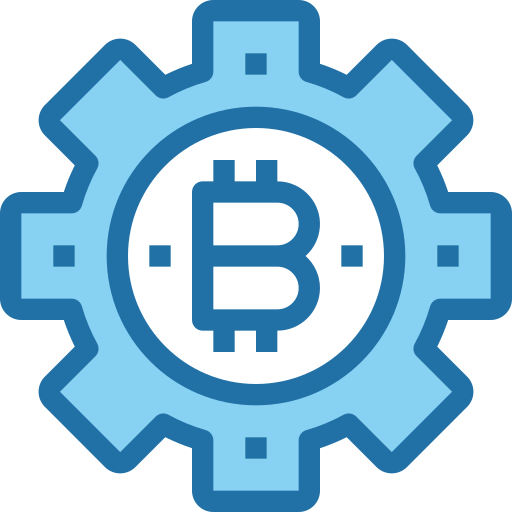 bitcoin Accurate Blue icon