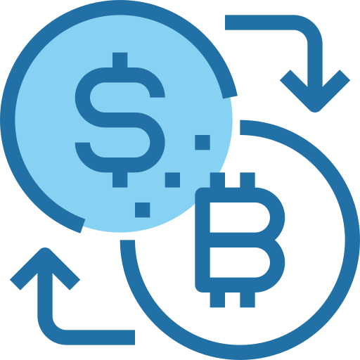 bitcoin Accurate Blue icon