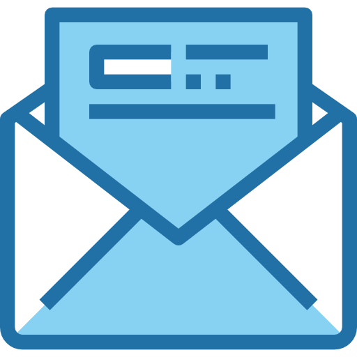 Email Accurate Blue icon