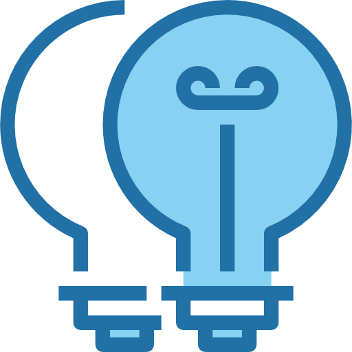 Light bulb Accurate Blue icon