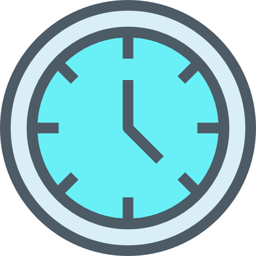 reloj Accurate Lineal Color icono