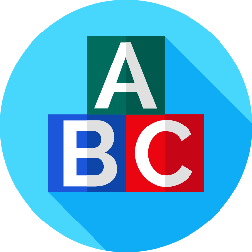 alfabet Flat Circular Flat ikona