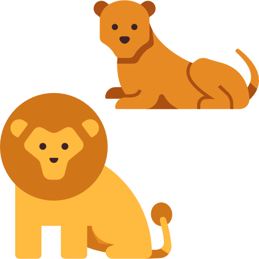 Lion Chanut is Industries Flat icon