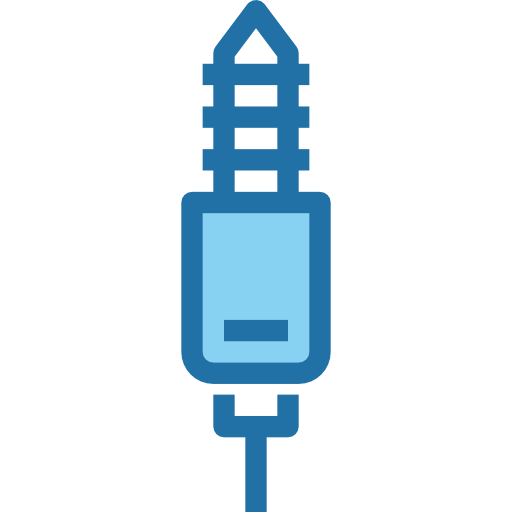 Connector Accurate Blue icon