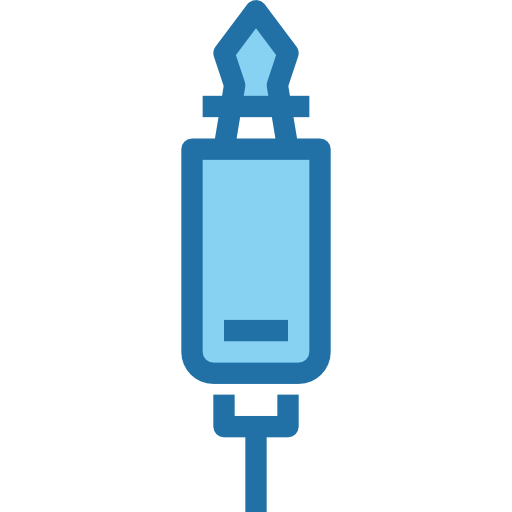 Connector Accurate Blue icon