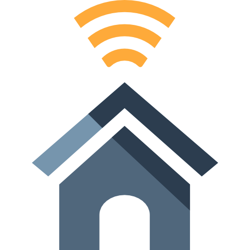 Smart home Chanut is Industries Flat icon