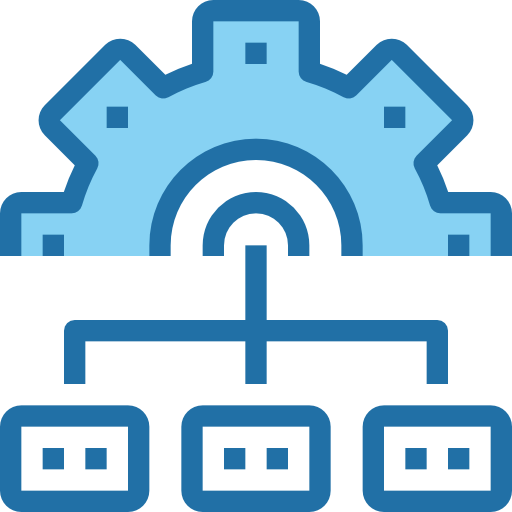 processus Accurate Blue Icône