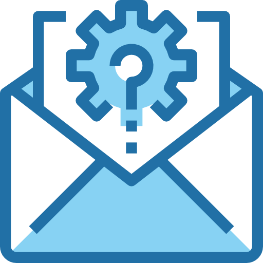 email Accurate Blue icon