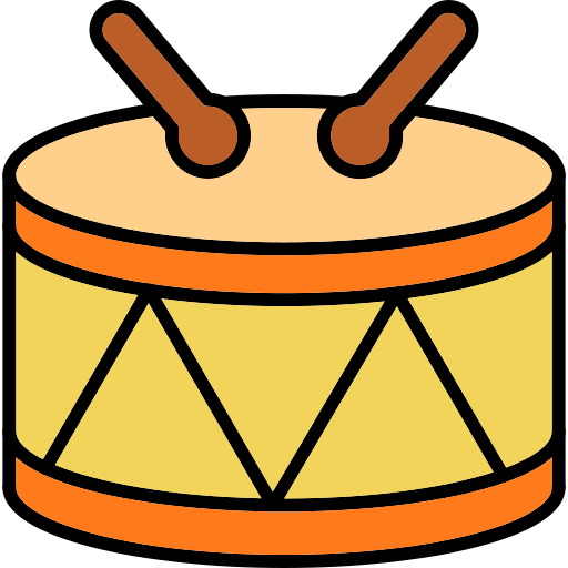 Drum Generic Outline Color icon