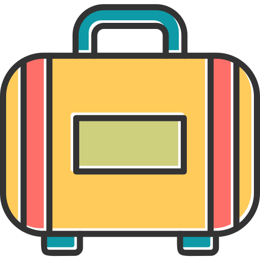スーツケース Generic Color Omission icon