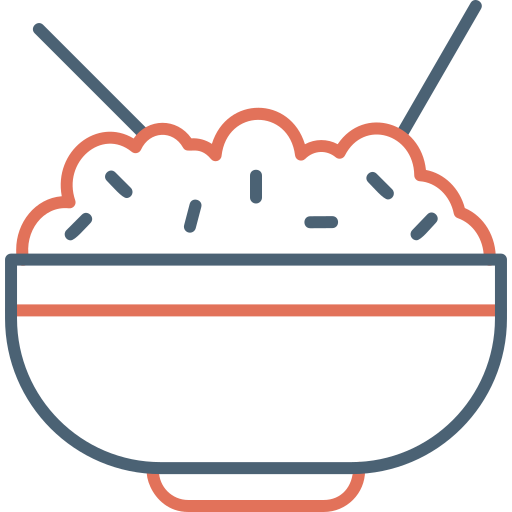Rice bowl Generic Outline Color icon