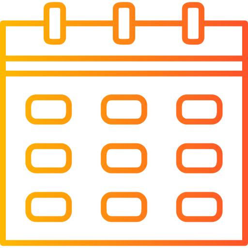 kalender Generic Gradient icon