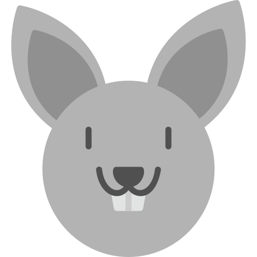 konijn Generic Grey icoon