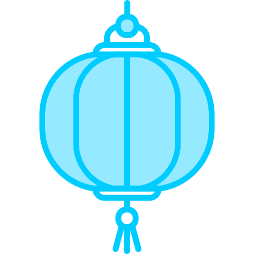 lanterna di carta Generic Blue icona