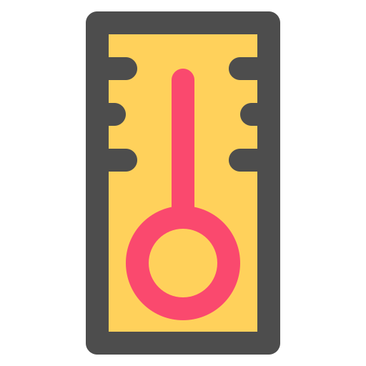 thermometer Generic Outline Color icoon