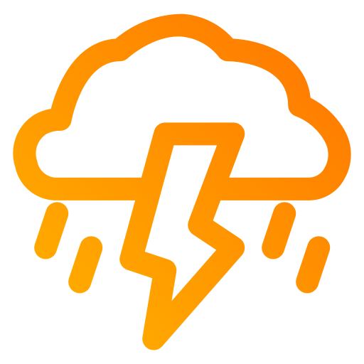 Thunderstorm Generic Gradient icon