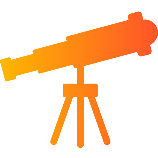 teleskop Generic Flat Gradient ikona