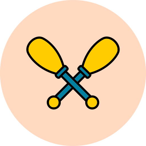 Oars Generic Outline Color icon