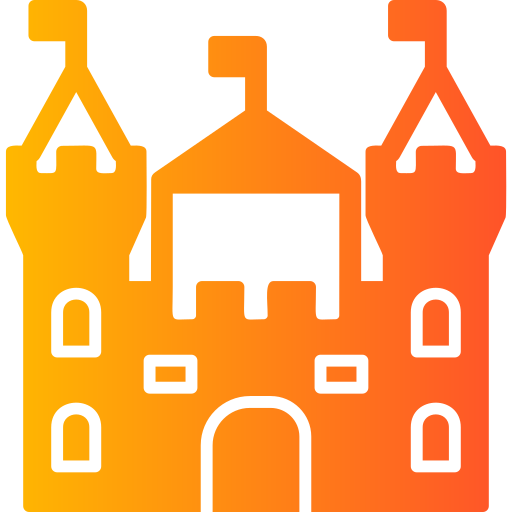 castle Generic Flat Gradient icon