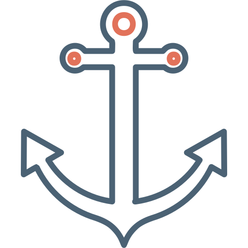 Anchor Generic Outline Color icon