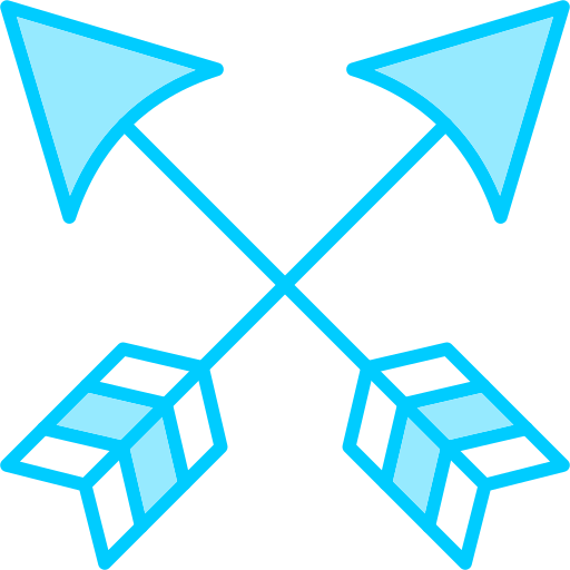 flechas Generic Blue icono