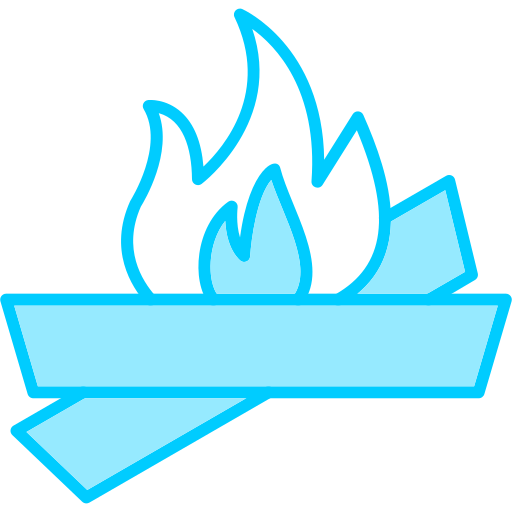 fogueira Generic Blue Ícone