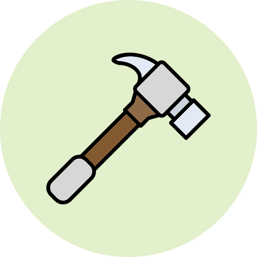 ハンマー Generic Outline Color icon
