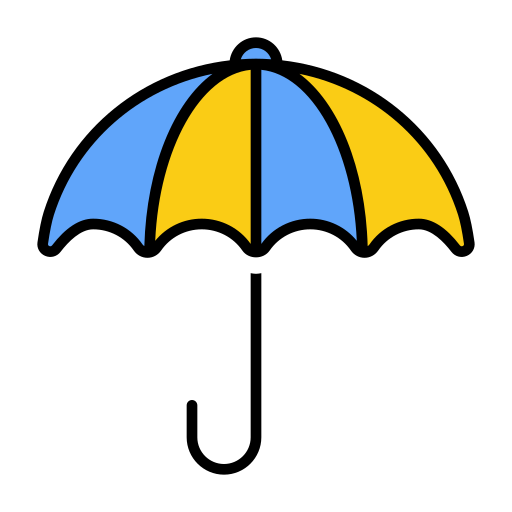 우산 Generic Outline Color icon