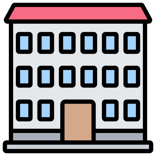 gebouw Generic Outline Color icoon