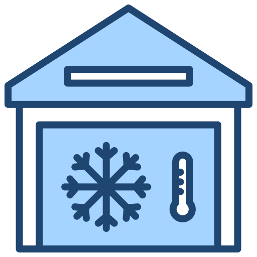 Cold storage Generic Blue icon