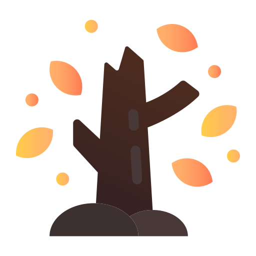 Autumn tree Generic Flat Gradient icon