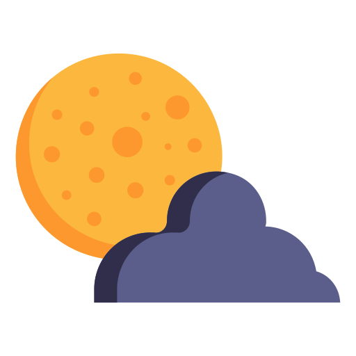 światło księżyca Generic Flat ikona