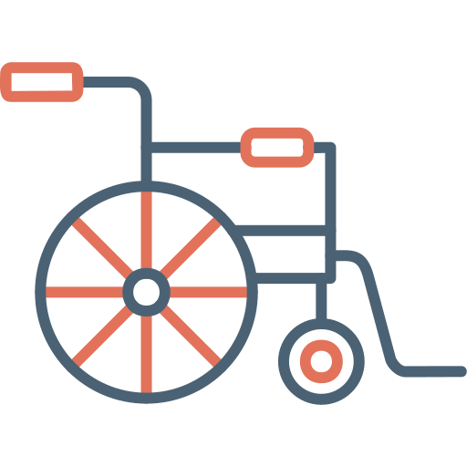 rolstoel Generic Outline Color icoon