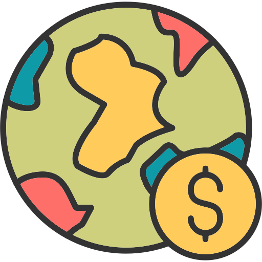 Global economy Generic Outline Color icon