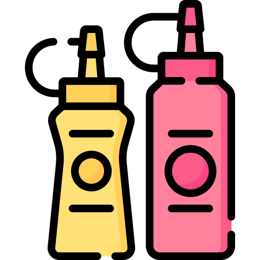 botella de salsa Special Lineal color icono