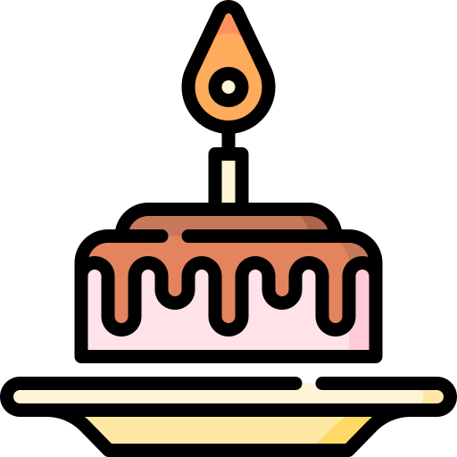 誕生日ケーキ Special Lineal color icon