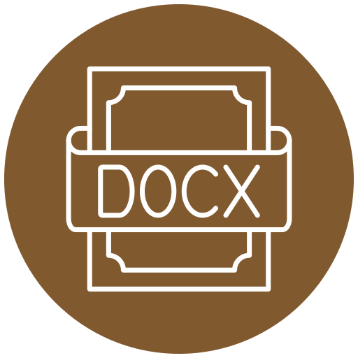 docx Generic Flat icoon