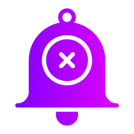 Alarm off Generic Flat Gradient icon