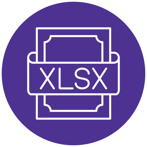 xlsx Generic Flat icono